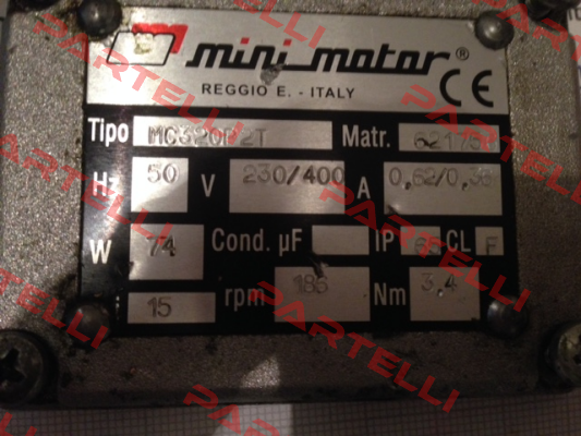 MC 320P2T 15 B5 Minimotor