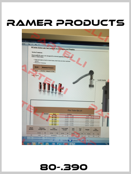 80-.390  Ramer Products