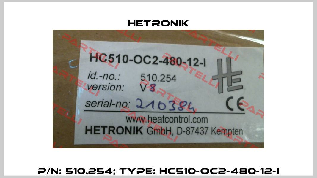 p/n: 510.254; Type: HC510-OC2-480-12-I HETRONIK