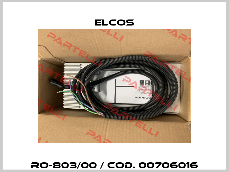 RO-803/00 / cod. 00706016 Elcos