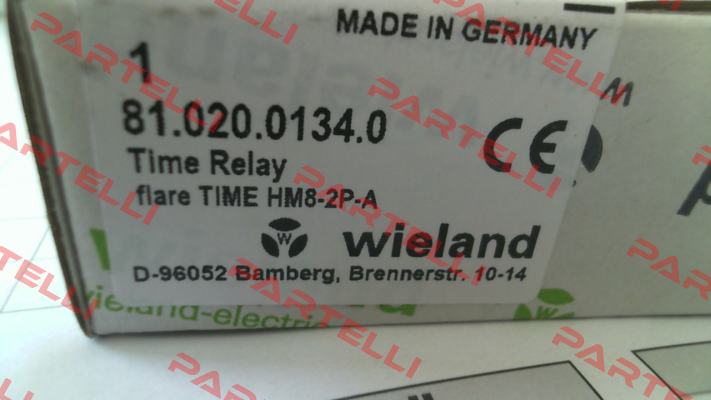 81.020.0134.0 / FLARE TIME HM8-2P-A Wieland Electric