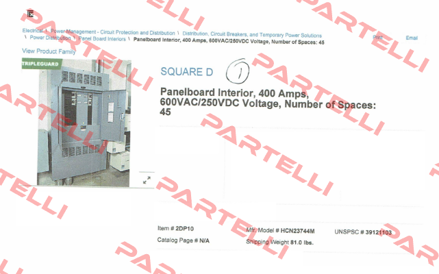 HCN23744M  Square D (Schneider Electric)