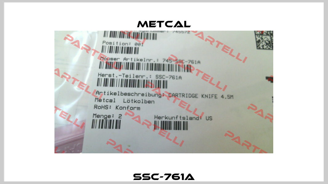 SSC-761A Metcal