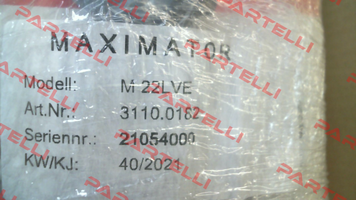 Type M22LVE; 3110.0182 Maximator