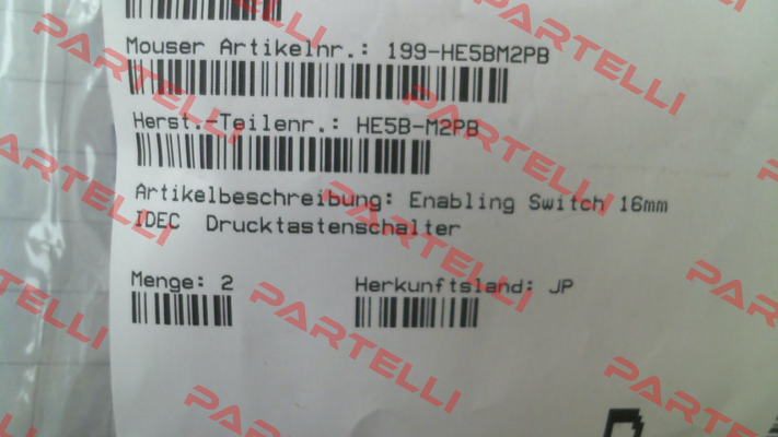 208784 / HE5B-M2PB Idec