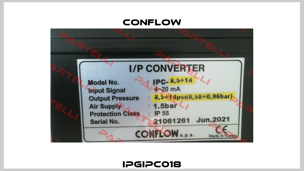 IPGIPC018 CONFLOW