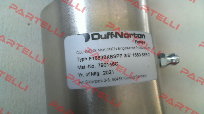 1683 BK 3/8" Duff Norton