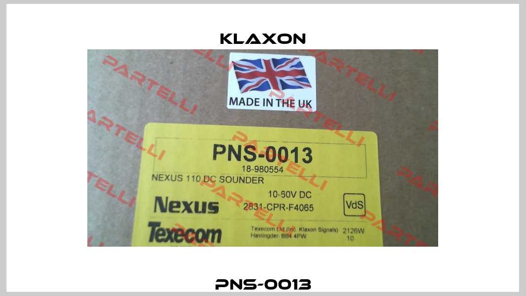 PNS-0013 Klaxon