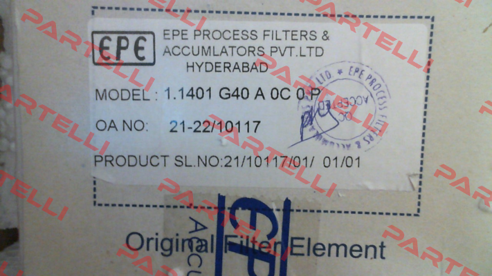 1.1401-G40-A-0C-0-P Epe