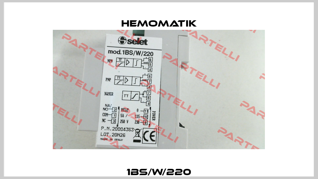 1BS/W/220 Hemomatik
