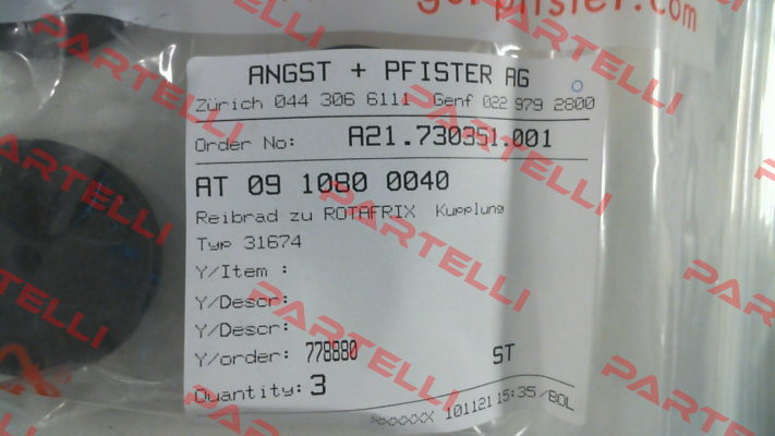 0910800040 Angst-Pfister