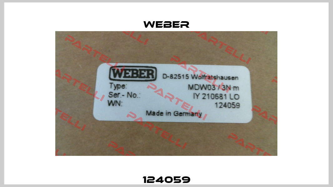 124059 Weber