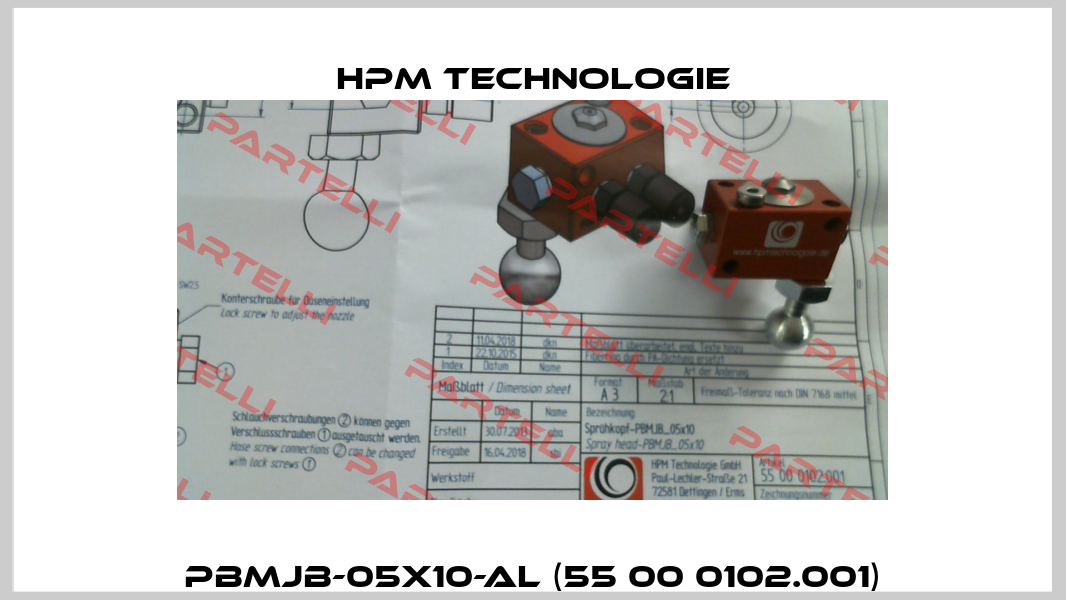 PBMJB-05X10-AL (55 00 0102.001) HPM Technologie
