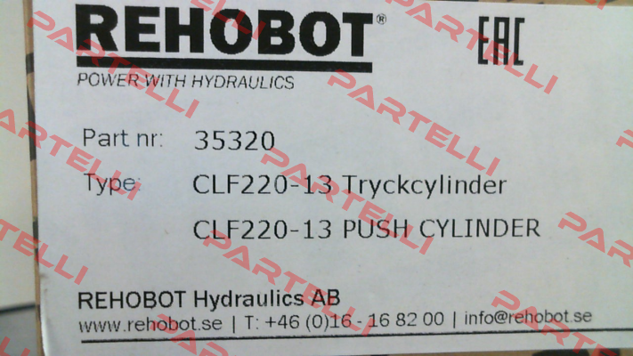 p/n: 35320, Type: CLF220-13 Rehobot