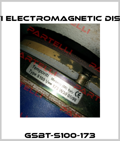 GSBT-S100-173 TEMPORITI Electromagnetic disc brakes