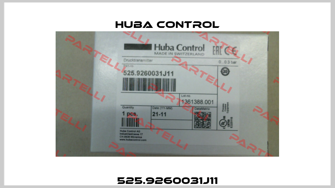 525.9260031J11 Huba Control
