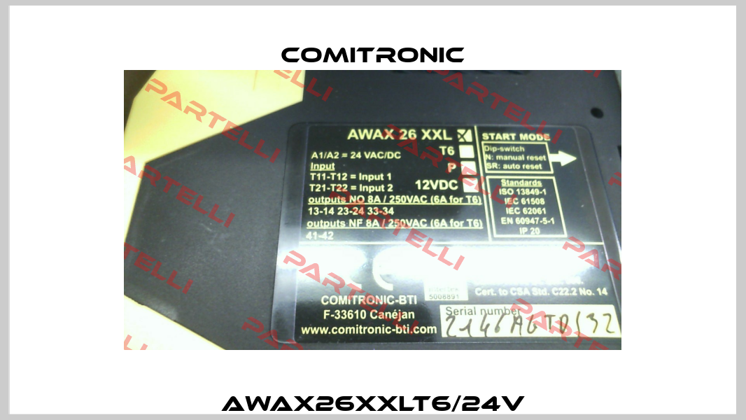 AWAX26XXLT6/24V Comitronic