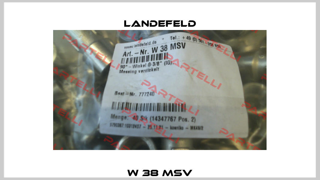 W 38 MSV Landefeld