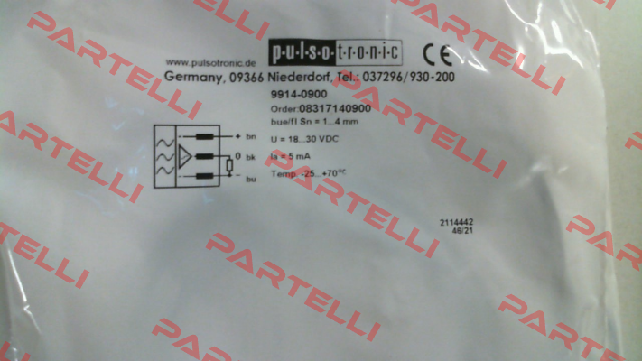 08317140900 / KJ4-M18MB80-ANU Pulsotronic