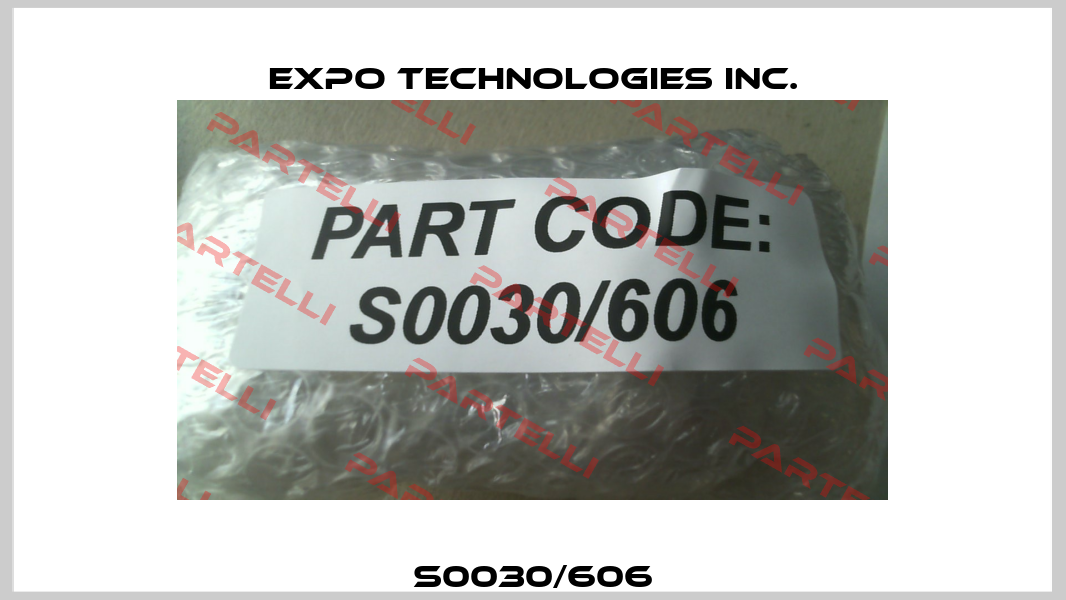 S0030/606 EXPO TECHNOLOGIES INC.