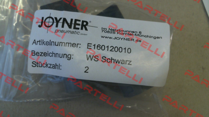 E160120010 Joyner Pneumatic