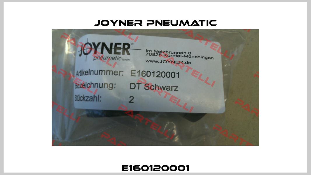 E160120001 Joyner Pneumatic