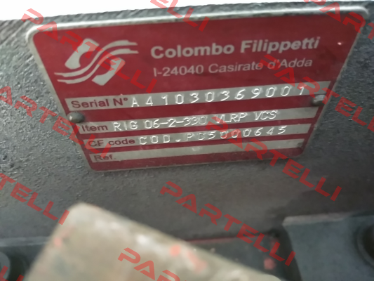 RIG06-2-330-VLRP  Colombo Filippetti