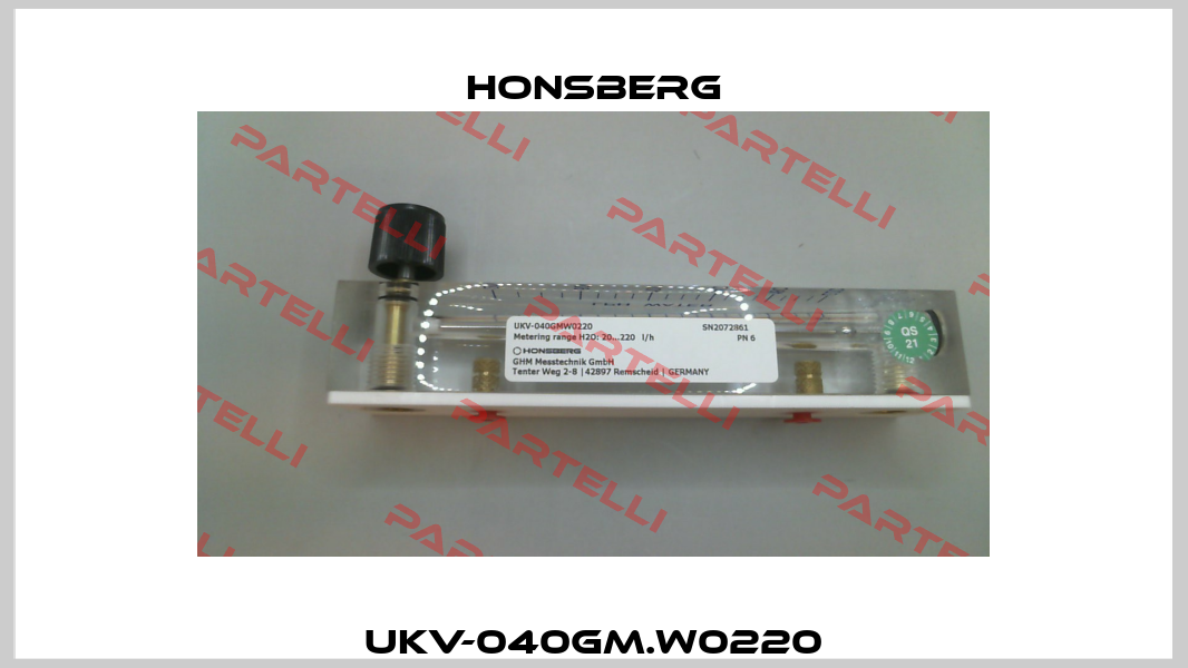 UKV-040GM.W0220 Honsberg