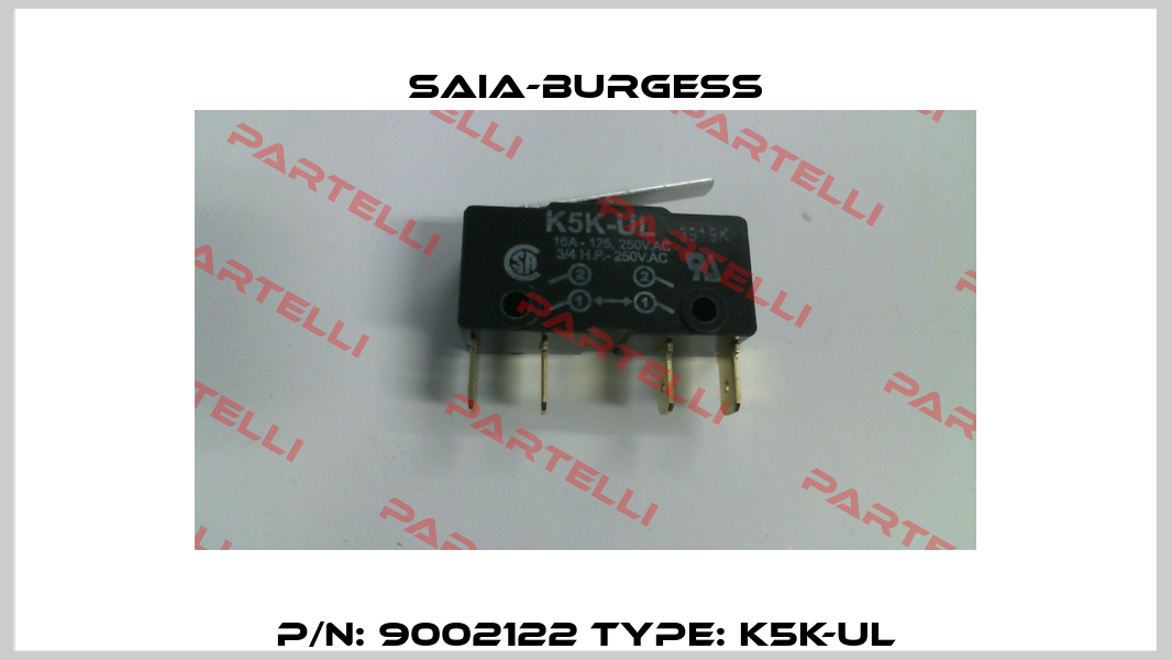 P/N: 9002122 Type: K5K-UL Saia-Burgess