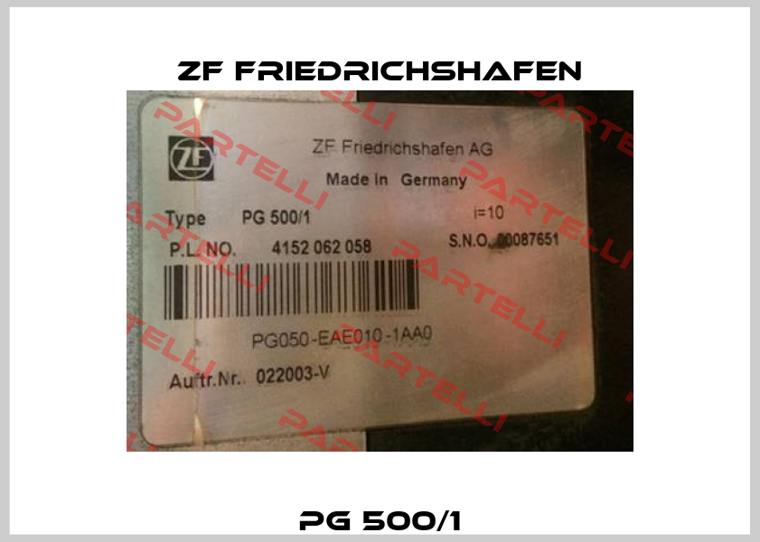  PG 500/1  ZF Friedrichshafen