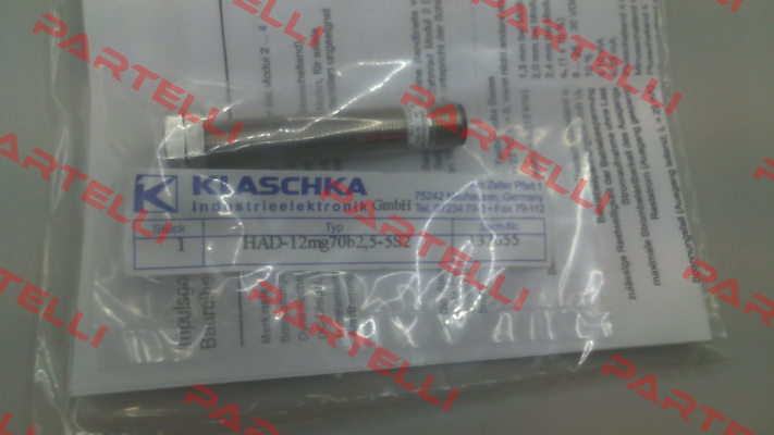 P/N: 132655, Type: HAD-12mg70b2,5-5S2 Klaschka