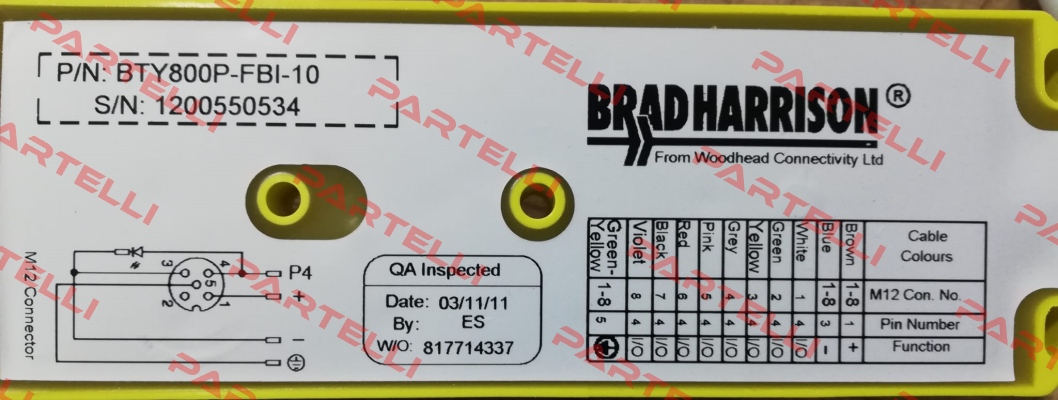 BTY800P-FBI-10 Molex