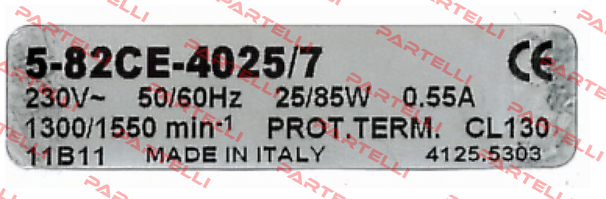 5-82CE-4025/7 Euro Motors Italia