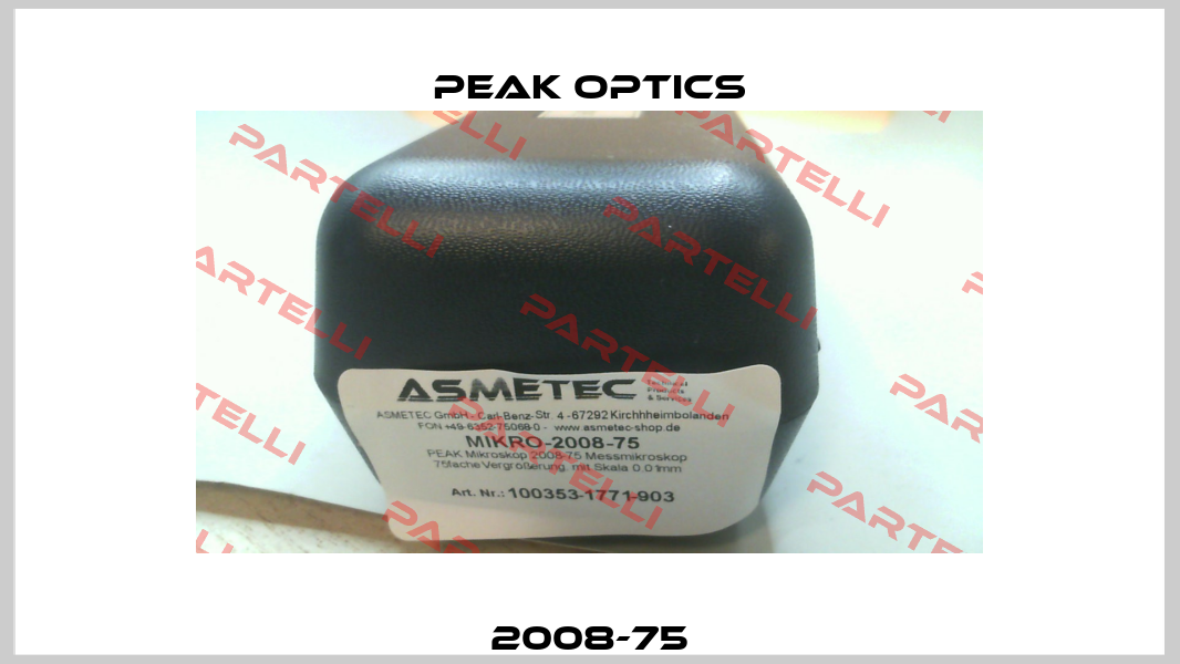 2008-75 Peak Optics