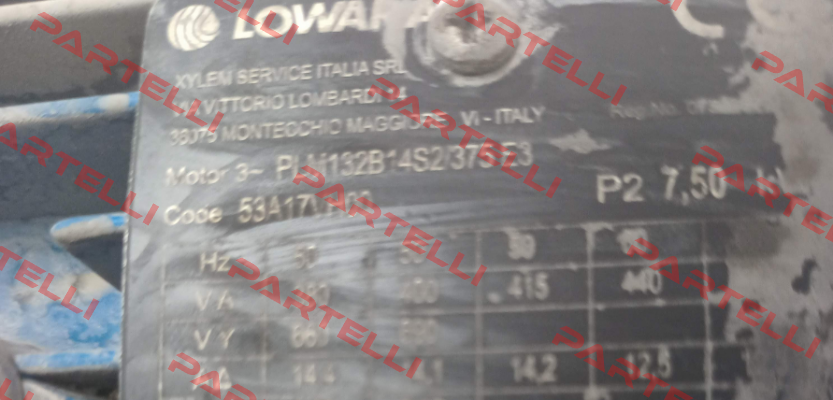 50A17VH00  PLM132B14S2/375 E3 Lowara