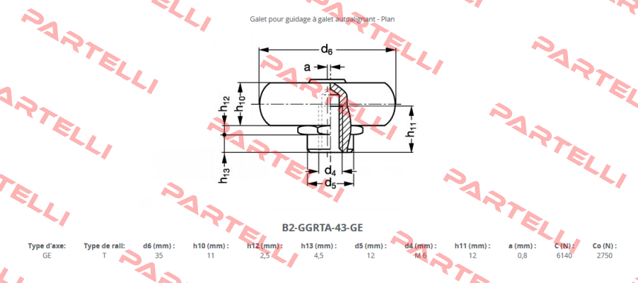 GALET - CPA43-2Z Rollon