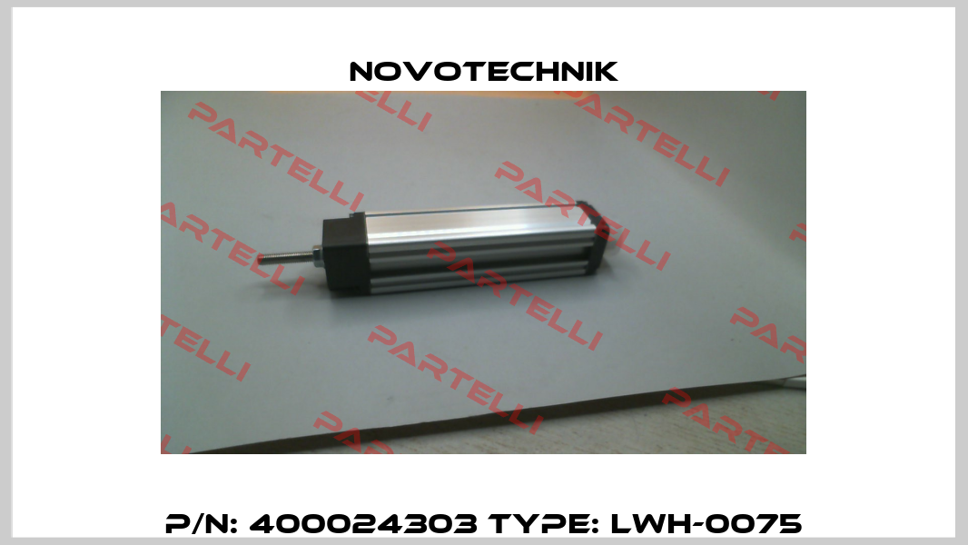 P/N: 400024303 Type: LWH-0075 Novotechnik