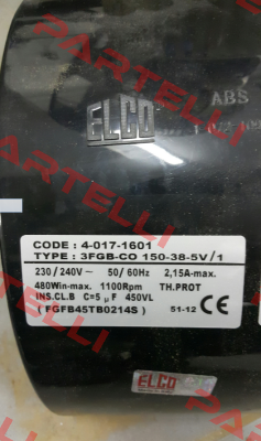 GMV 3FGB.CO.150.38.5V/1 FGFB45TB0214S Elco