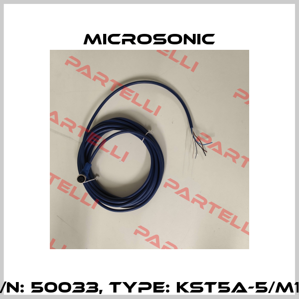 p/n: 50033, Type: KST5A-5/M12 Microsonic