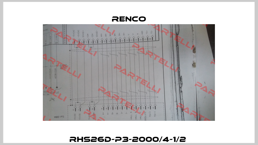 RHS26D-P3-2000/4-1/2  Renco
