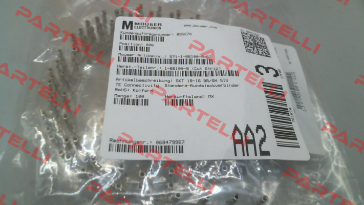 1-66100-9 TE Connectivity (Tyco Electronics)
