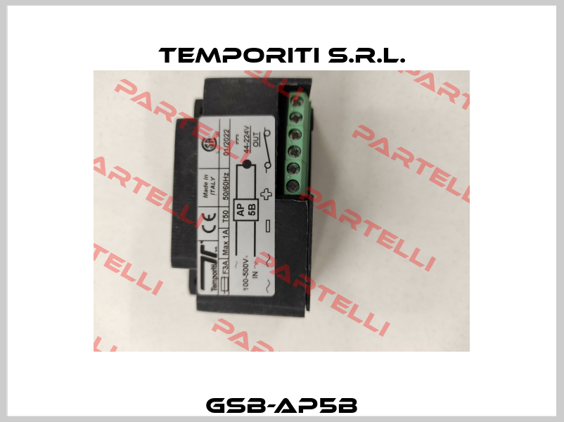 GSB-AP5B Temporiti s.r.l.