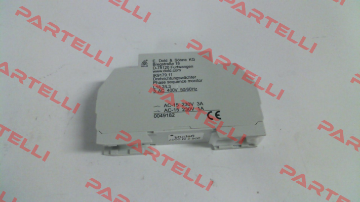 p/n: 0049182, Type: IK9179.11 3AC50/60HZ 400V Dold