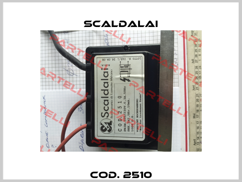 cod. 2510 Scaldalai