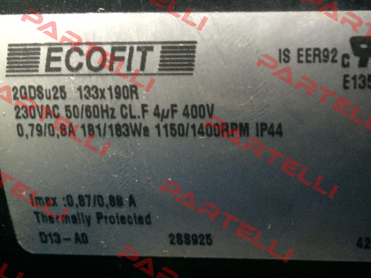 P/N: 1306444, Type: 2GDSu25-133x190R-D13-A0p Ecofit