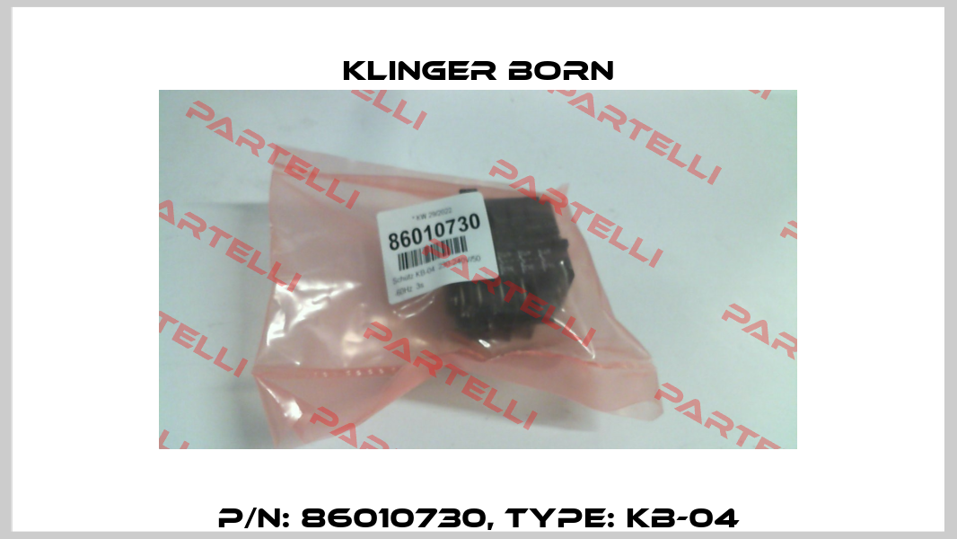 P/N: 86010730, Type: KB-04 Klinger Born