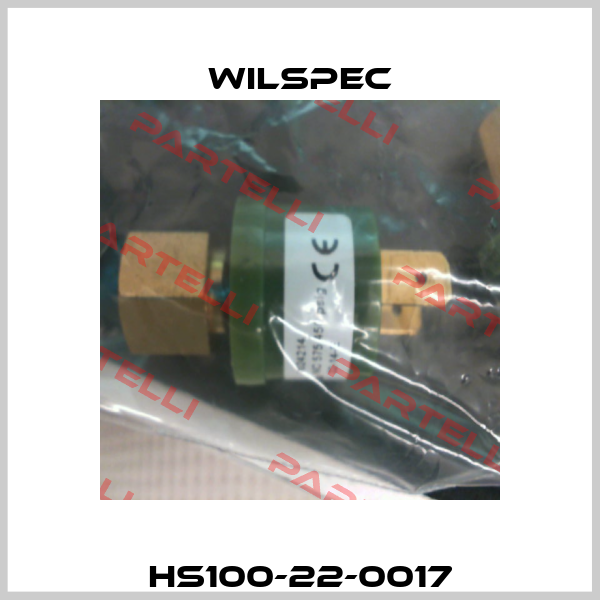 HS100-22-0017 Wilspec