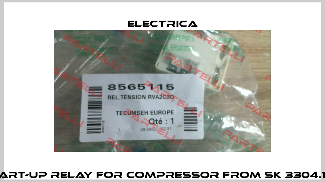 start-up relay for compressor from SK 3304.100 Electrica