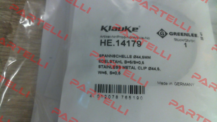 HG-M16926-HE.14179 Klauke