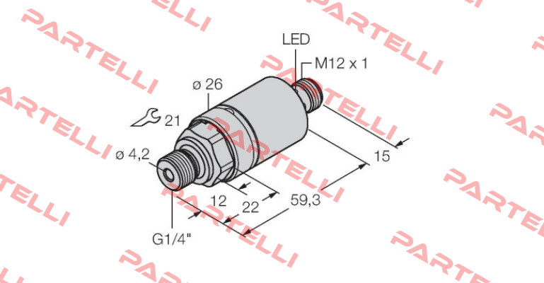 PC003V-204-2UPN8X-H1141 Turck